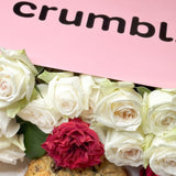 "I Crumbl for You" - Valentine's Day Florals paired with Crumbl Cookies