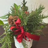Mini Evergreen Birch Arrangement